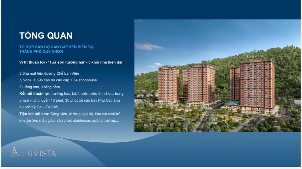 Tổng quan dự án Luvista Quy Nhơn